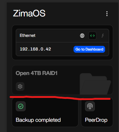 Cant set raid storage as 