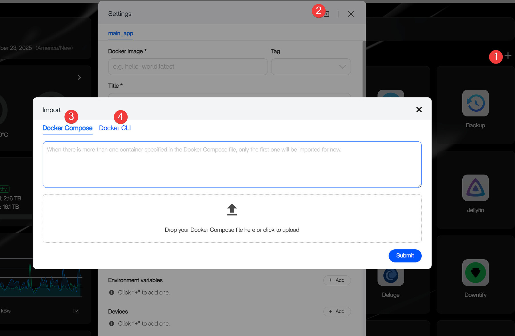 Install Apps through YML and CLI