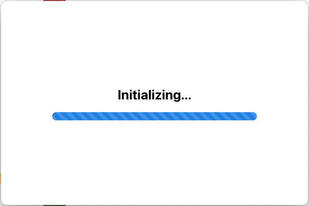 initializing